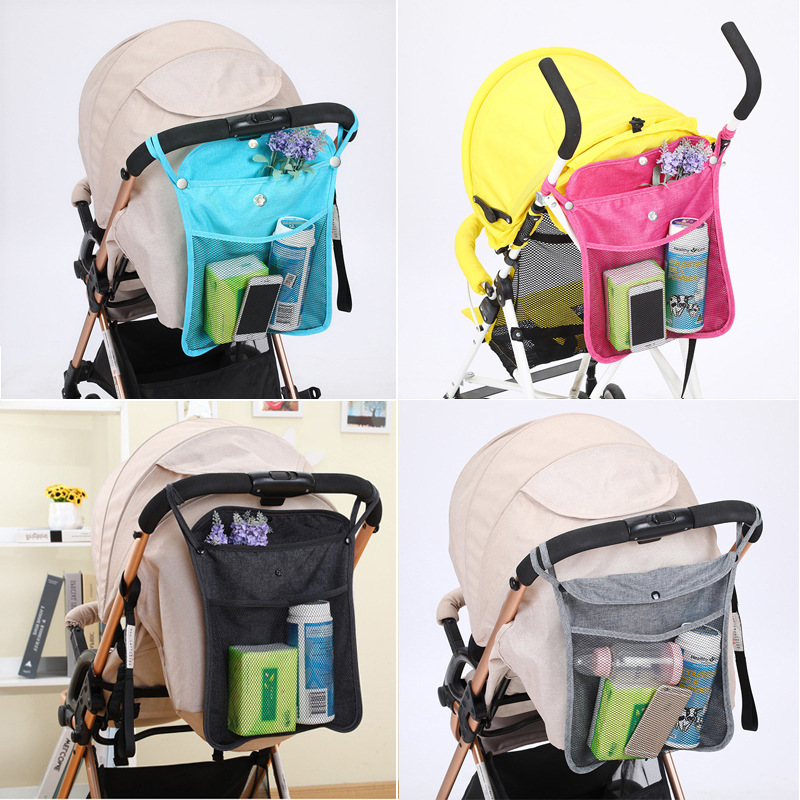 Dulai Baby Stroller Storage Hanging Bag Purse Hook Small Multi-Functional Storage Mesh Bag Baby Umbrella Car Large Capacity Universal