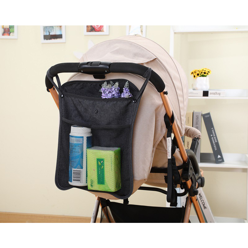 Dulai Baby Stroller Storage Hanging Bag Purse Hook Small Multi-Functional Storage Mesh Bag Baby Umbrella Car Large Capacity Universal