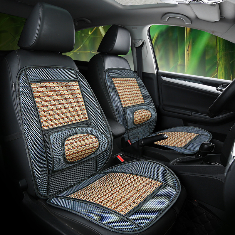 Lumbar Support Pillow Universal Massage Cushion Breathable Cushion Steel Wire Seat Cushion for Car Cool Pad Car Supplies