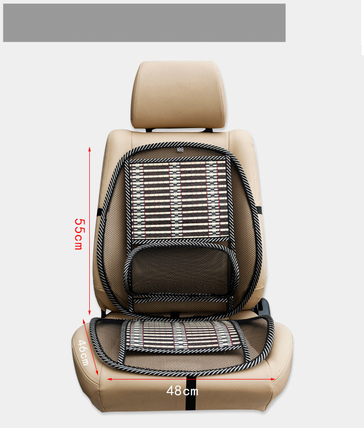 Lumbar Support Pillow Universal Massage Cushion Breathable Cushion Steel Wire Seat Cushion for Car Cool Pad Car Supplies