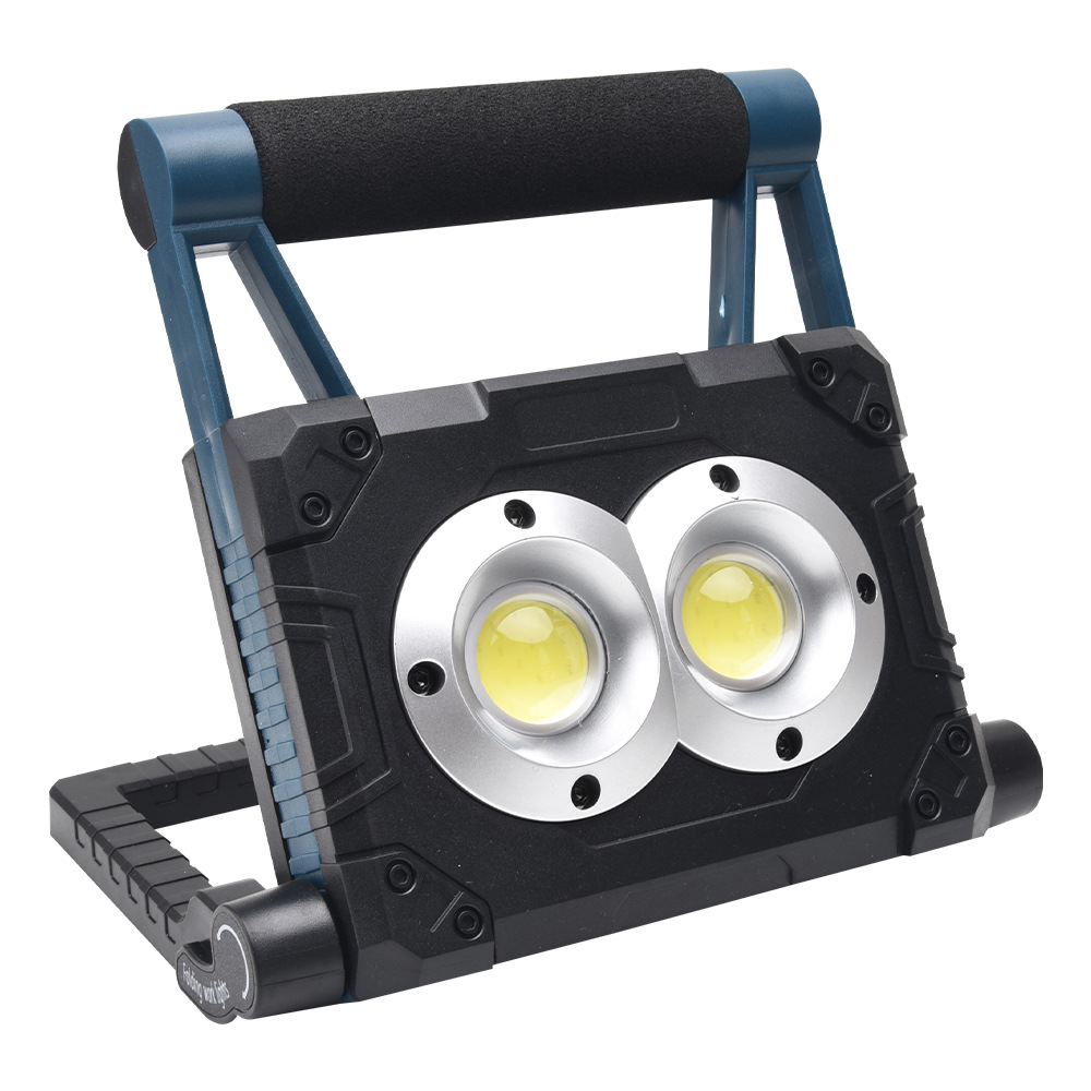Cross-Border New Arrival Cob Work Light Mobile Emergency Light Portable Camping Light Lawn Lamp USB Rechargeable Flood Light