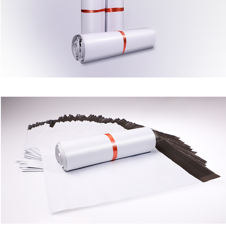 Express Envelope New Material White Express Bag Express Envelope Wholesale 3852 Plastic Bags Thickened Waterproof Bag Clothing Packing Bag