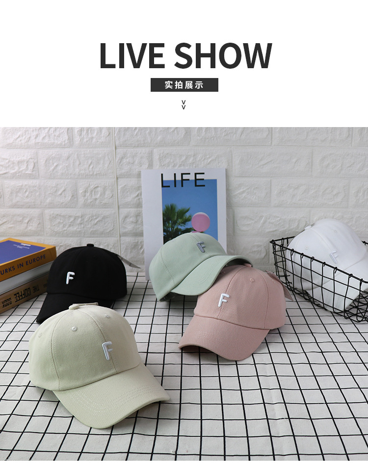 Summer Korean Hat Cap Women Instagram Fashion Street Fashion Sun Shade Fashion Sun Block renewed baseball Cap