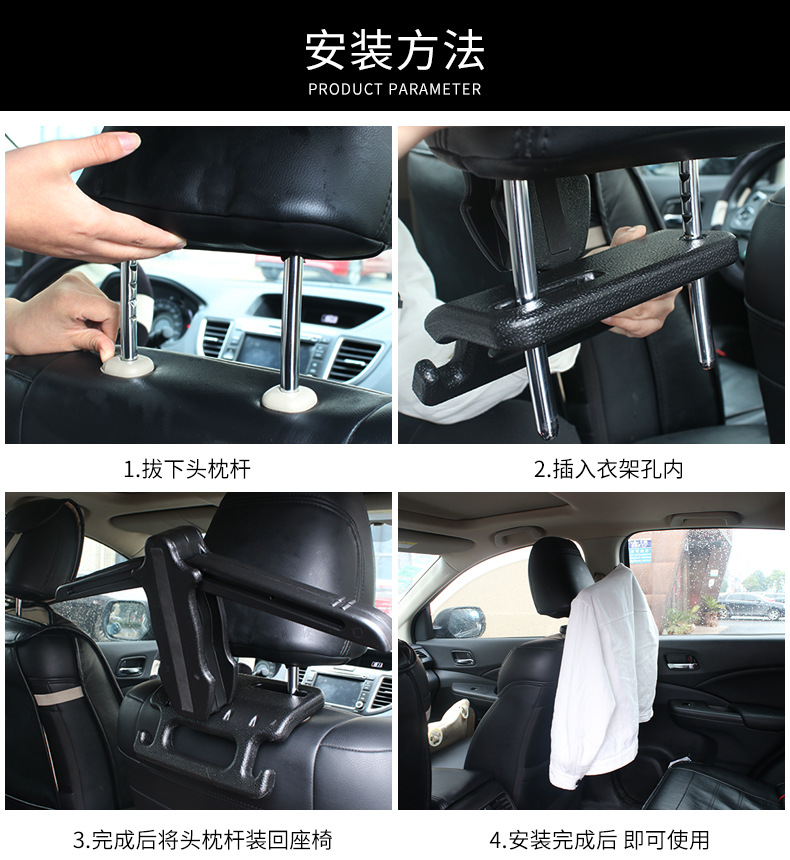 Multi-Function Car Hanger Safety Handle Hook Random Car Gentleman Hanger 3 Color Box