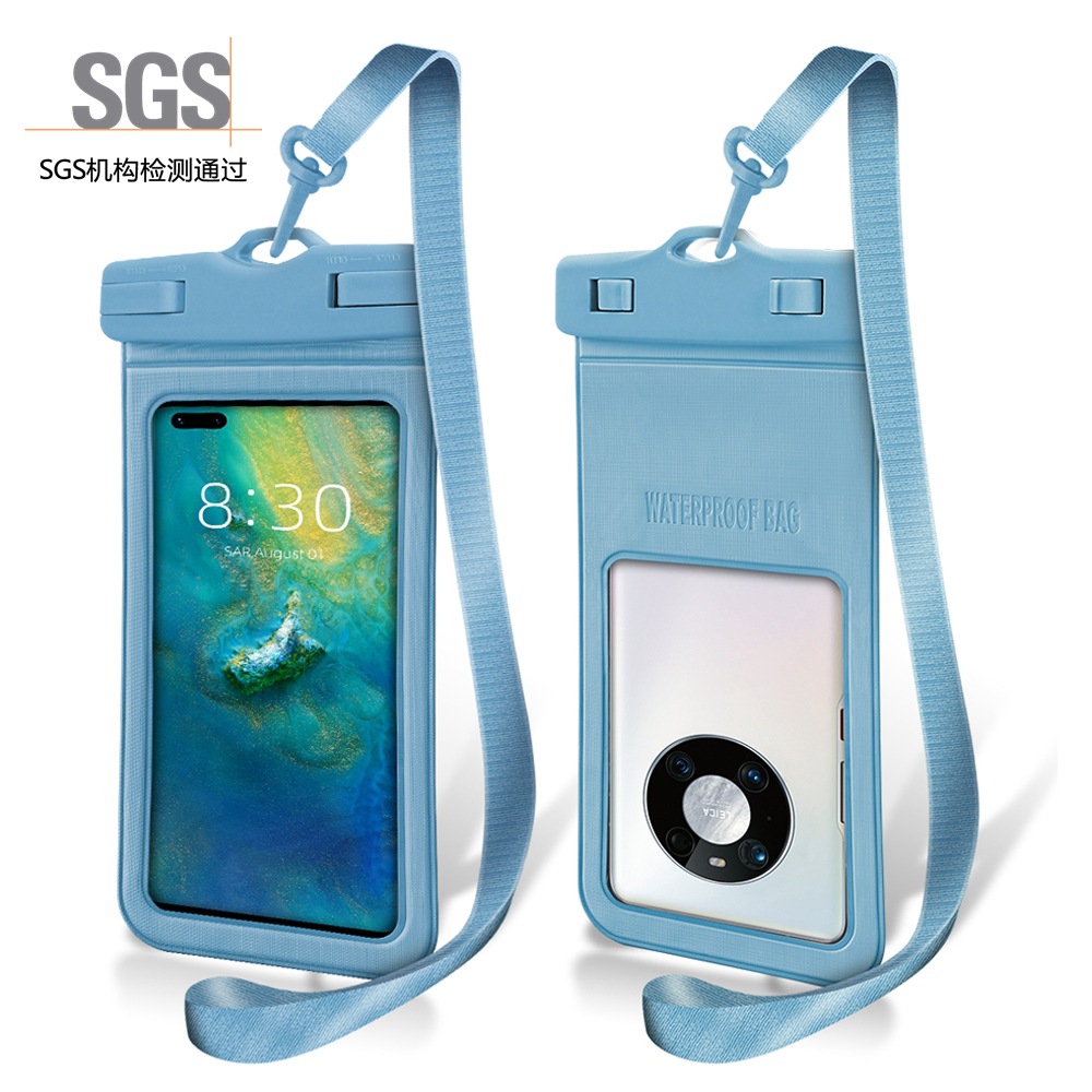 Cross-Border Supply Drifting Diving Swimming Cellphone Waterproof Cover New Large Transparent Wholesale Mobile Phone Waterproof Bag