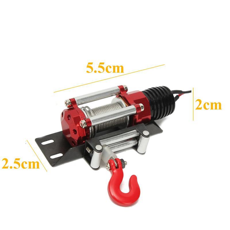 1/10 Simulated Climbing Car Winch Axial Scx10 RC4WD D90 Electric Winch Steel Rope Hook 1/10 Simulated Climbing Car Winch Axial Scx10 RC4WD D90 Electric Winch Steel Rope Hook
