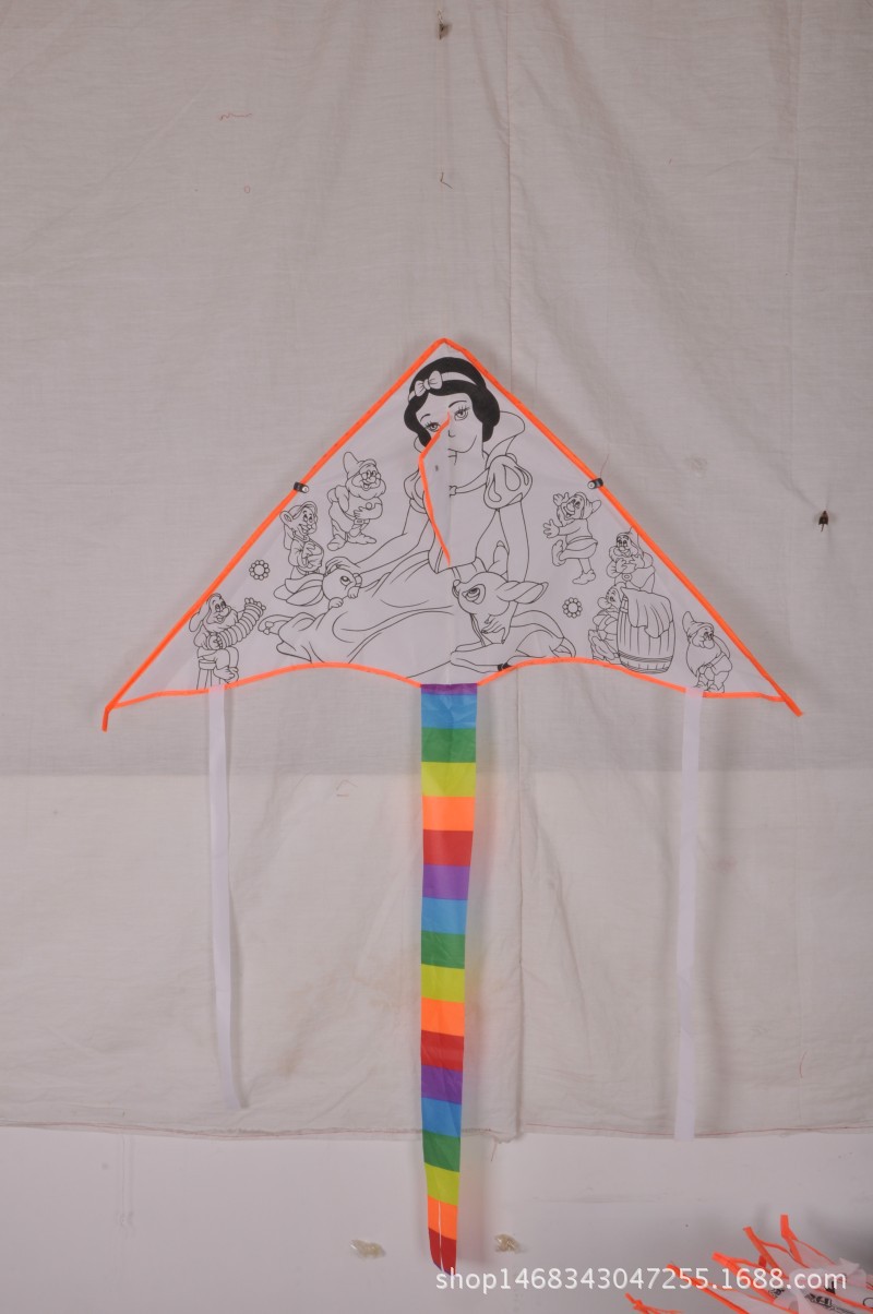 Weifang Children's Painting Kite Handmade DIY Teaching Blank Kite Full Set of Line Board Paint 42 Patterns Mixed Hair Weifang Children's Painting Kite Handmade DIY Teaching Blank Kite Full Set of Line Board Paint 42 Patterns Mixed Hair