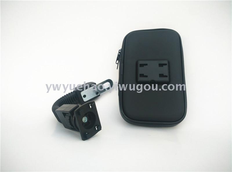 Electric car mobile phone waterproof bag bracket motorcycle rearview mirror 360 car bracket