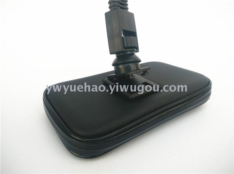 Electric car mobile phone waterproof bag bracket motorcycle rearview mirror 360 car bracket