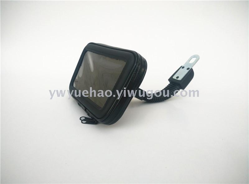 Electric car mobile phone waterproof bag bracket motorcycle rearview mirror 360 car bracket