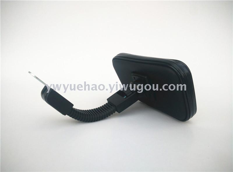 Electric car mobile phone waterproof bag bracket motorcycle rearview mirror 360 car bracket