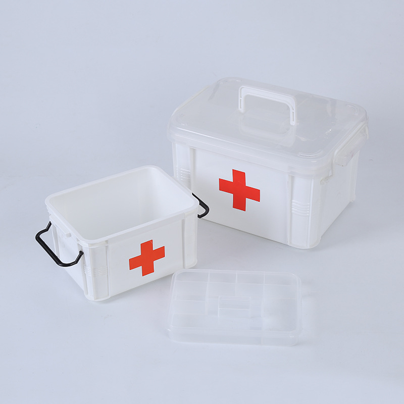 Factory Direct Sales Daily Necessities Medicine Box Storage Dustproof Medicine Box Acrylic Medicine Box Taobao Large Wholesale