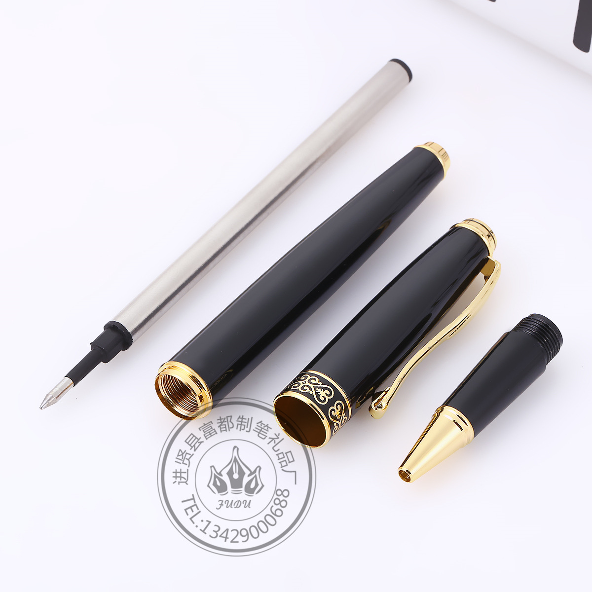 Factory Direct Sales Business Metal Roller Pen Customized Enterprise Logo Company Gives Advertising Marker Office Roller Pen Factory Direct Sales Business Metal Roller Pen Customized Enterprise Logo Company Gives Advertising Marker Office Roller Pen