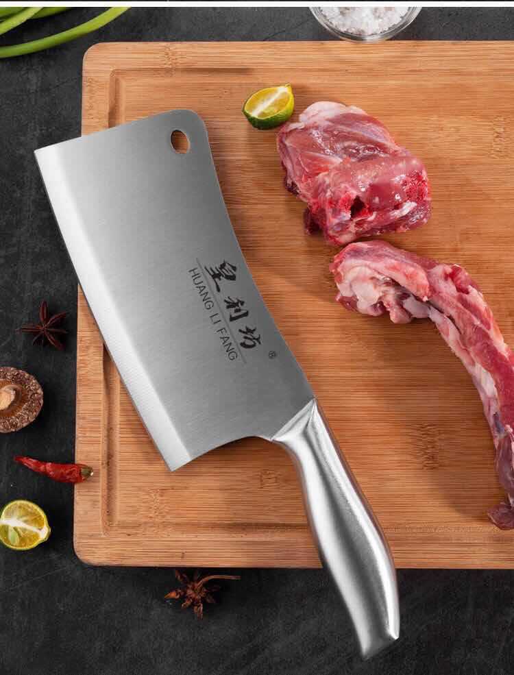 Acrylic Knife Rack Full Steel Handle Six-Piece Kitchen Knife Set Slicing Knife Household Kitchen Knife Set Kitchen Gift Knife Set