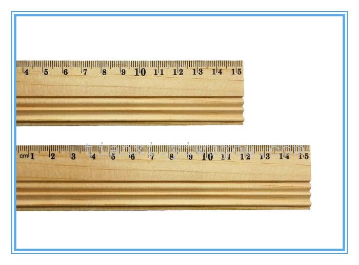 Ruler   SM3415 multi-groove feet   15CM logs    wooden ruler     stationery