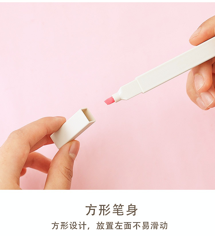Light Color Soft Head Fluorescent Pen Marker Student Marking Pen Set Rough Drawing Key Hand Account Painting Soft Color Pen