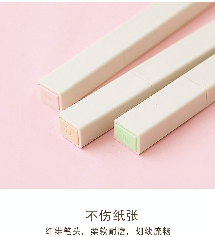 Light Color Soft Head Fluorescent Pen Marker Student Marking Pen Set Rough Drawing Key Hand Account Painting Soft Color Pen