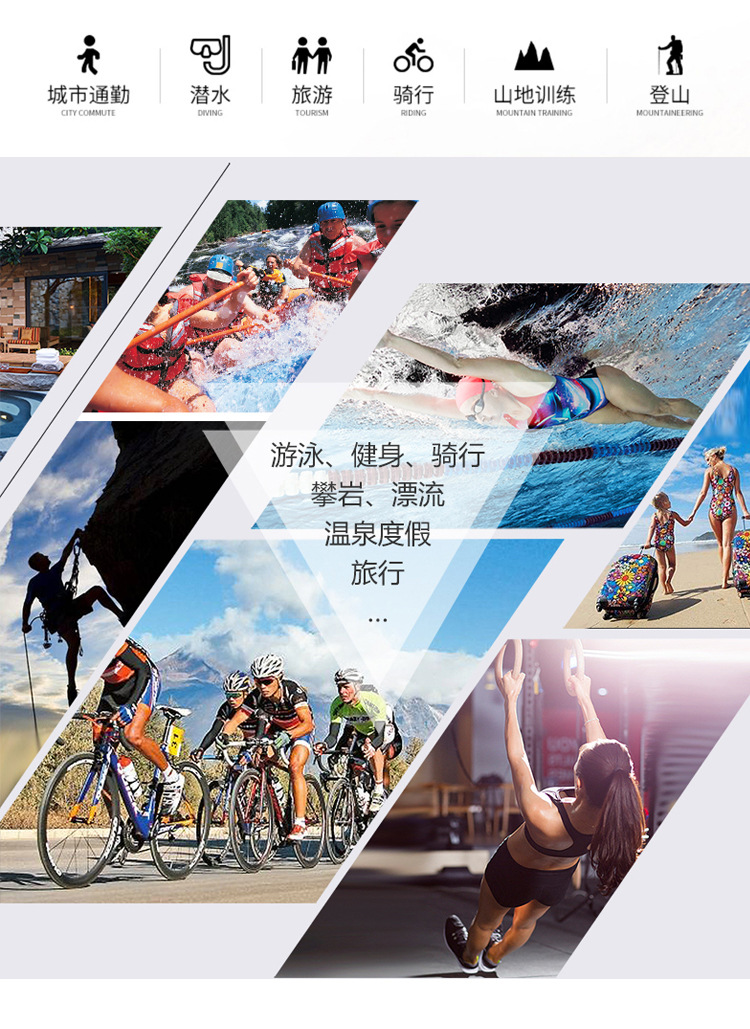 Cross-Border Sportivo Outdoor PVC Waterproof Bag Large Capacity Mountaineering Diving Swim Bag Backpack Cycling Bag