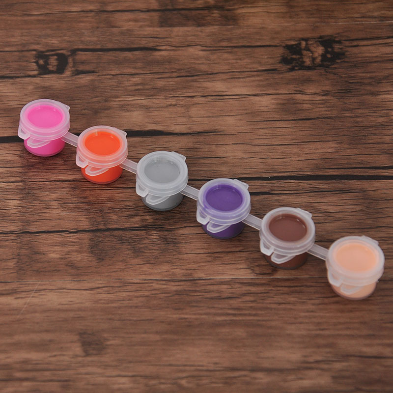 High Quality Plaster Doll Vinyl Painting Special Environmental Protection Acrylic Paint Six-Color 8-Color Brush Set High Quality Plaster Doll Vinyl Painting Special Environmental Protection Acrylic Paint Six-Color 8-Color Brush Set