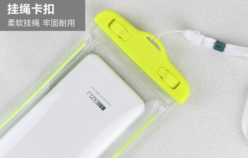 Luminous shiny PVC mobile phone waterproof bag waterproof beach bag in stock