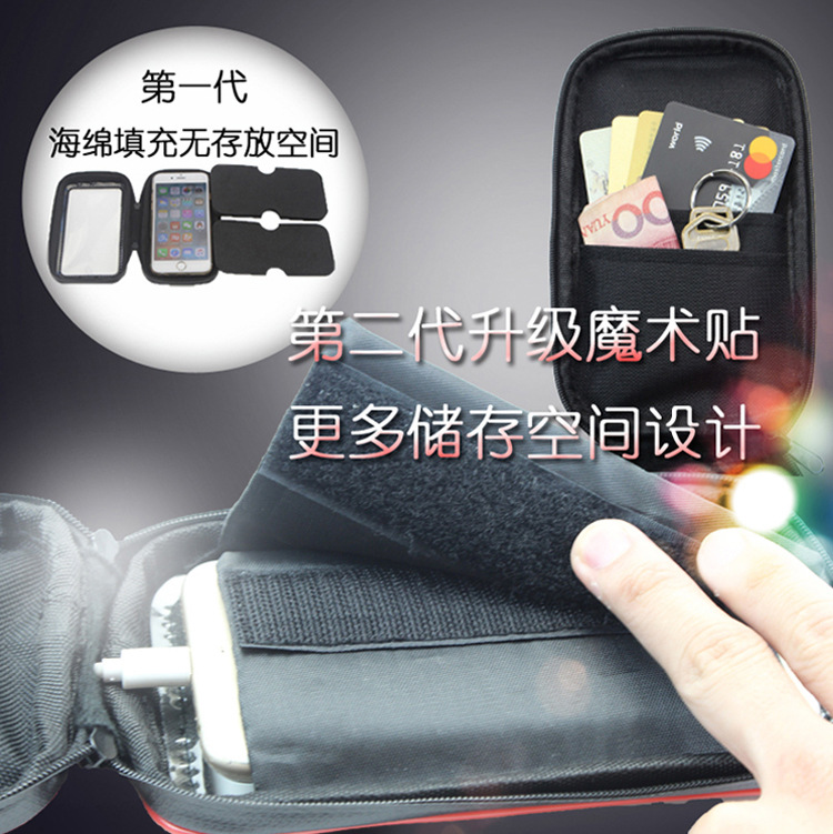 Bicycle Motorcycle Rearview Mirror of Electric Vehicle Universal Navigation Waterproof Bag Mobile Phone Bracket Manufacturer Bike Holder