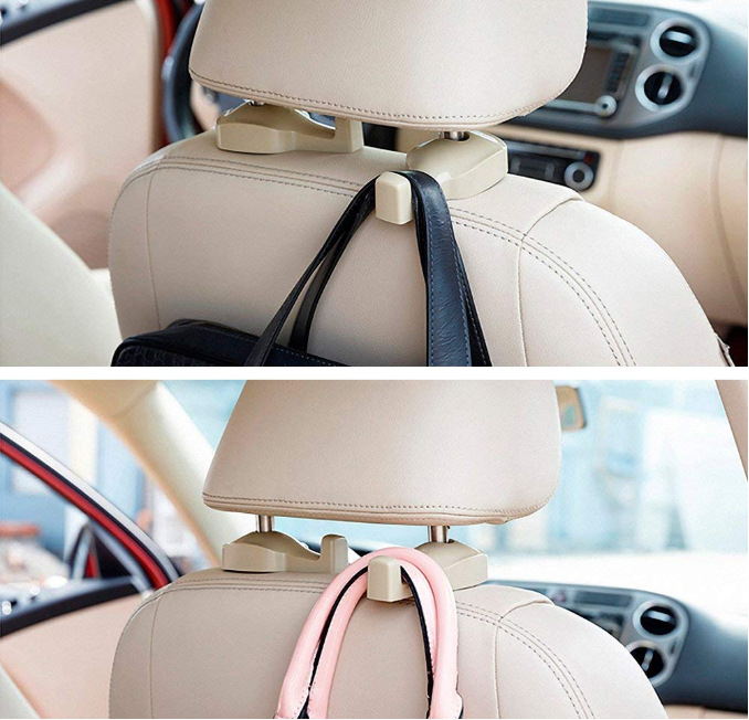 Factory Car Seat Headrest Hook Hidden Safety Storage Bag Hook Belt Mobile Phone Holder Color Box Factory Car Seat Headrest Hook Hidden Safety Storage Bag Hook Belt Mobile Phone Holder Color Box