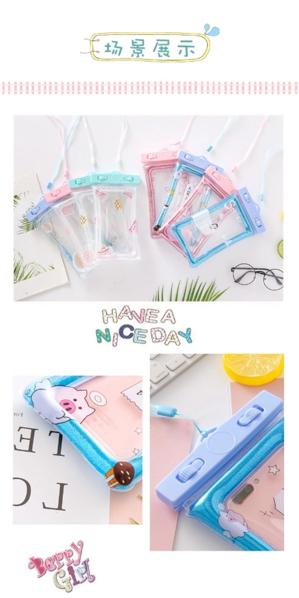New Mobile Phone Bag Quicksand Cartoon Airbag Waterproof Bag Large Camera Cover Swimming Floating PVC Thicker Inflatable New Mobile Phone Bag Quicksand Cartoon Airbag Waterproof Bag Large Camera Cover Swimming Floating PVC Thicker Inflatable