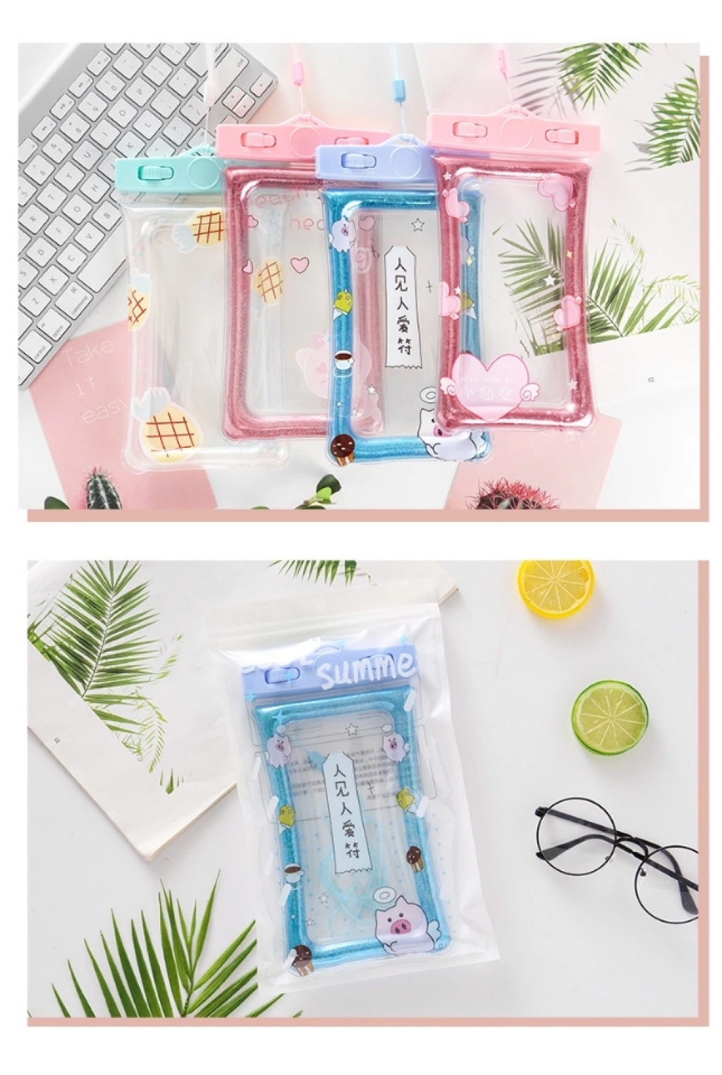 New Mobile Phone Bag Quicksand Cartoon Airbag Waterproof Bag Large Camera Cover Swimming Floating PVC Thicker Inflatable New Mobile Phone Bag Quicksand Cartoon Airbag Waterproof Bag Large Camera Cover Swimming Floating PVC Thicker Inflatable