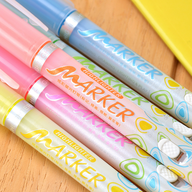 Supply fluorescent marker with marker marker 6639 universal marker pen