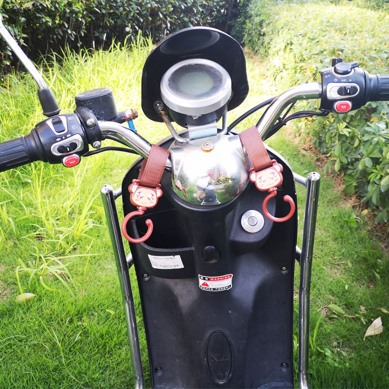Electric Car Basket Hanging Dish Small Electric Donkey Hook Small Saddle Bag 360 Degrees Rotary Multifunctional Motorcycle Hanging Bag Universal