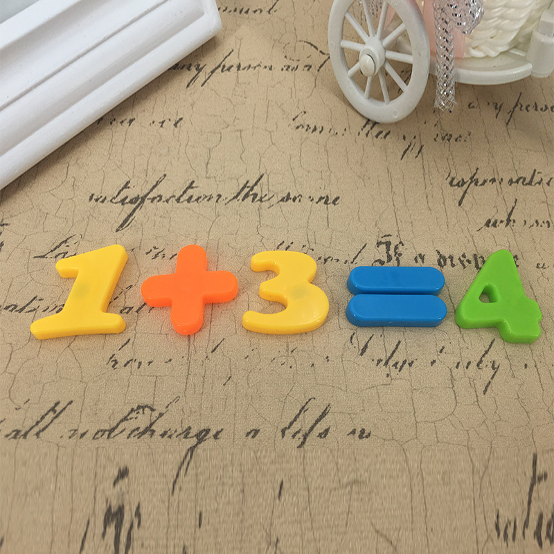 Magnetic Digital Refridgerator Magnets Blackboard Paste Children&#039;s Early Education Digital Stickers Baby Kindergarten Toys Teaching Aids