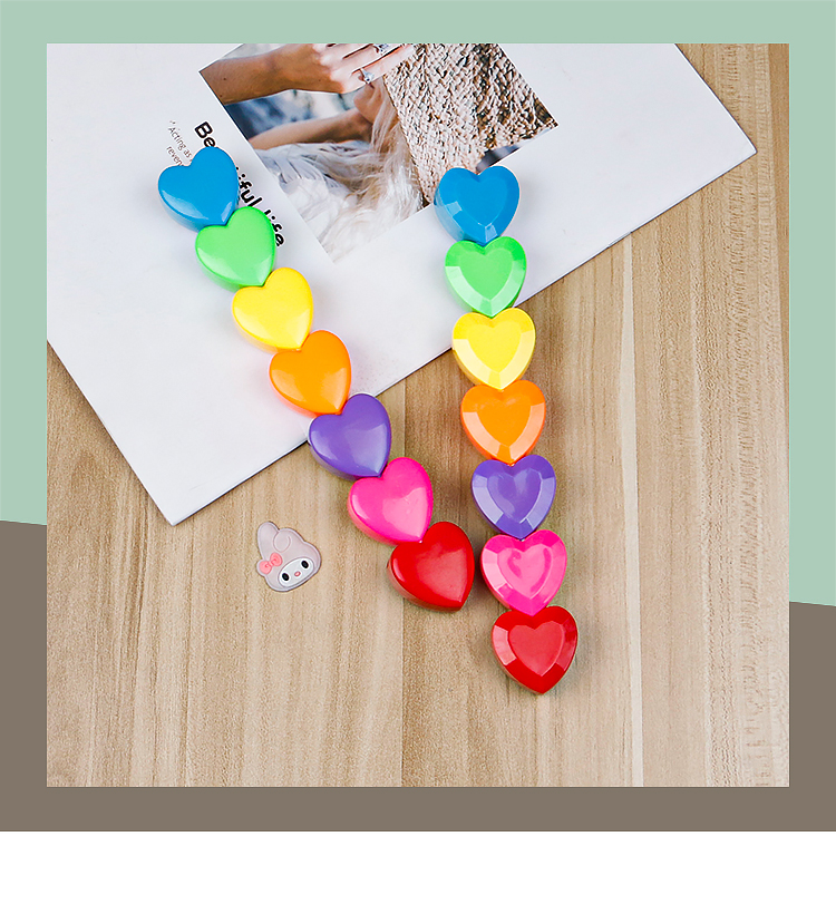 Multi-Color Fluorescent Pen Eye Protection Light Color Series Hand Account Textbook Marker Double-Headed Marking Pen Student Notes Key Pen