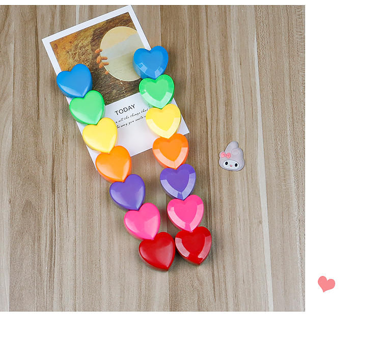 Multi-Color Fluorescent Pen Eye Protection Light Color Series Hand Account Textbook Marker Double-Headed Marking Pen Student Notes Key Pen
