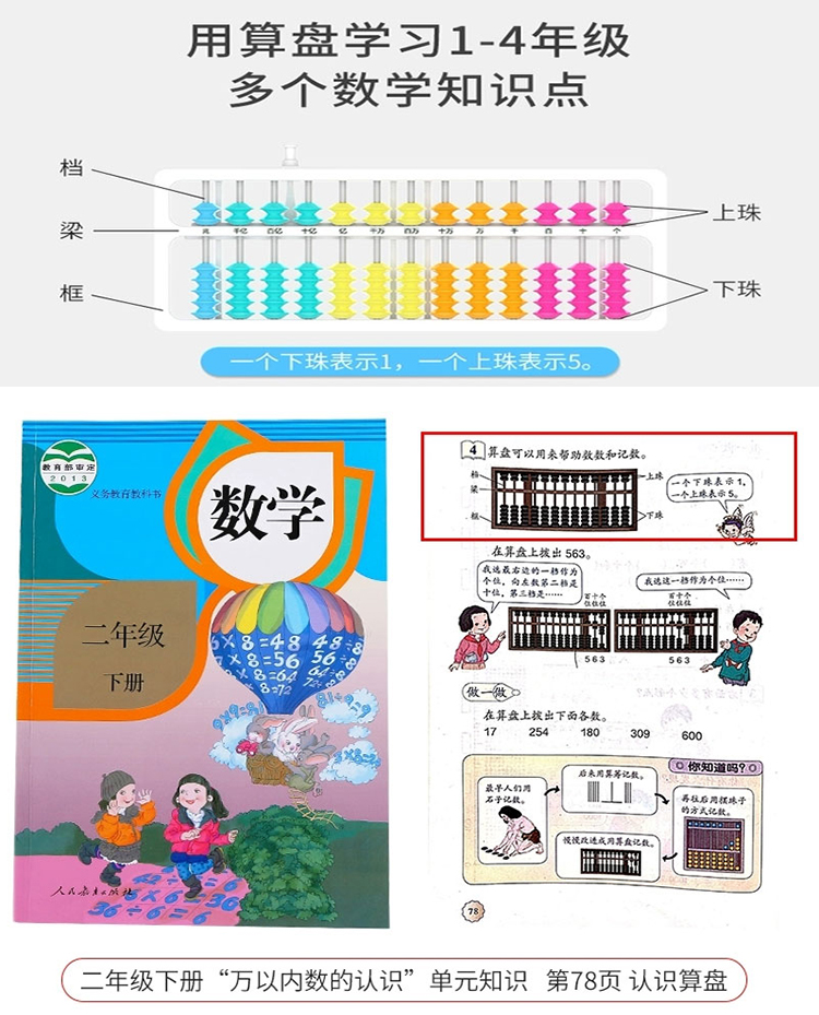 Galaxy Star Children's Abacus Student 5 Beads 13 Grade Teaching Abacus Abacus Math Teaching Aids Abacus Abacus K8031 Galaxy Star Children's Abacus Student 5 Beads 13 Grade Teaching Abacus Abacus Math Teaching Aids Abacus Abacus K8031