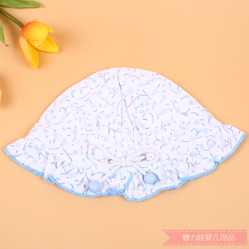 Snow Baby Bow Bandage Decorative Baby Girl Summer Sun Shade Summer Wide Hat Color and Style