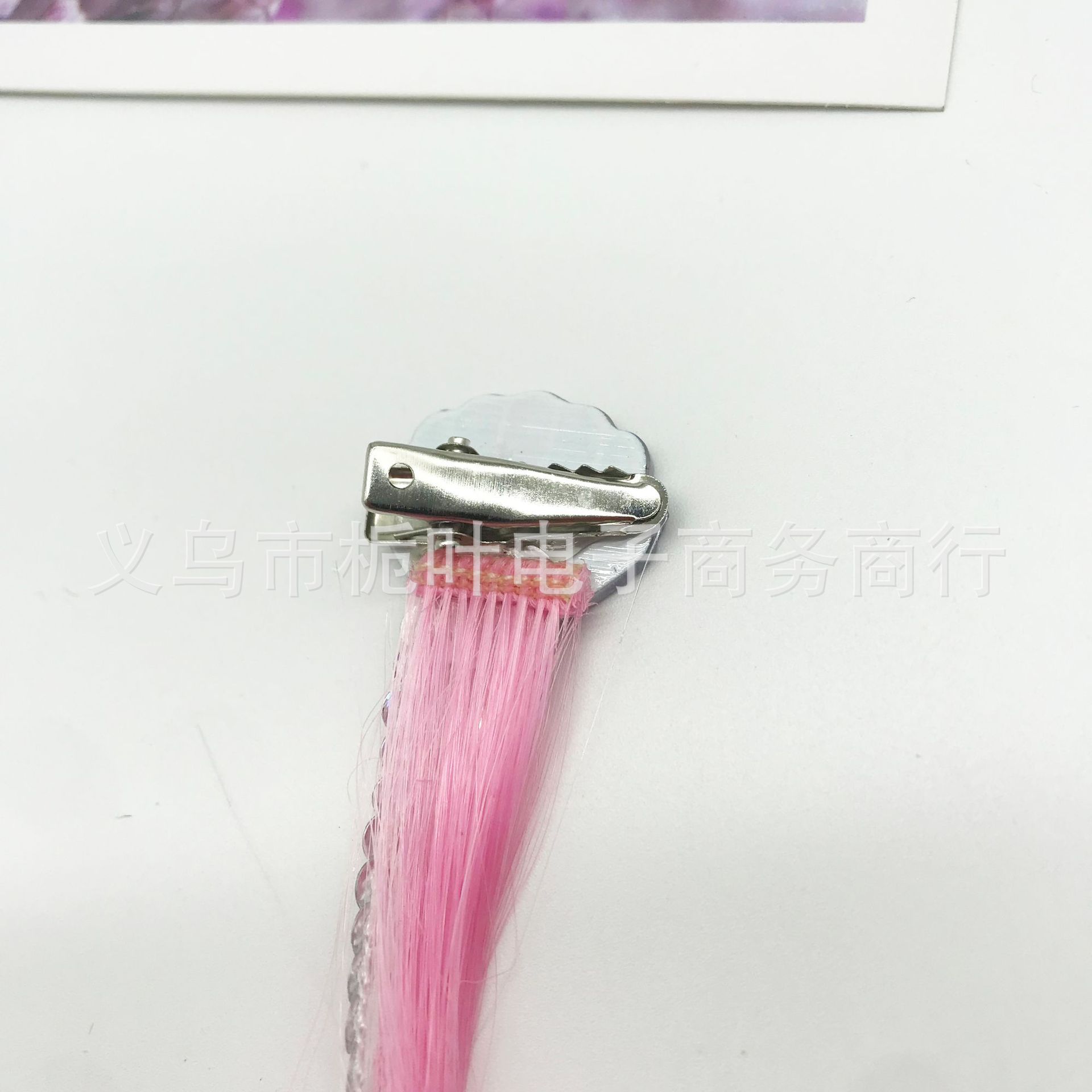 Xinchenyun Cross-Border Gradient Wig Acrylic Shell Children's Wig Barrettes Festival Hair Accessories Hairpin Headdress