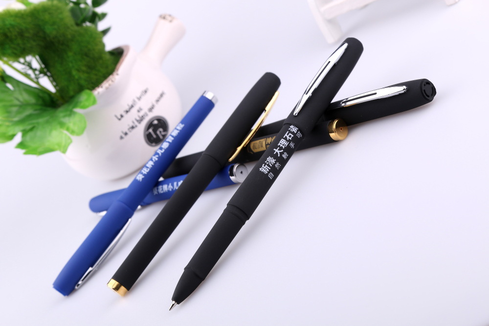 Neutral Ball Pen Customized Signature Advertising Marker Customized Logo Gift Black Water-Based Business Metal Roller Pen Neutral Ball Pen Customized Signature Advertising Marker Customized Logo Gift Black Water-Based Business Metal Roller Pen