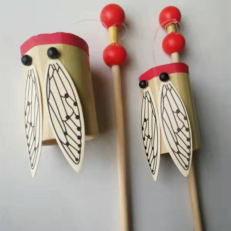 Bamboo Knows Bamboo Cicada Sound Kindergarten Scientific Production Experimental Teaching Aids Outdoor Educational Toys Bamboo Products