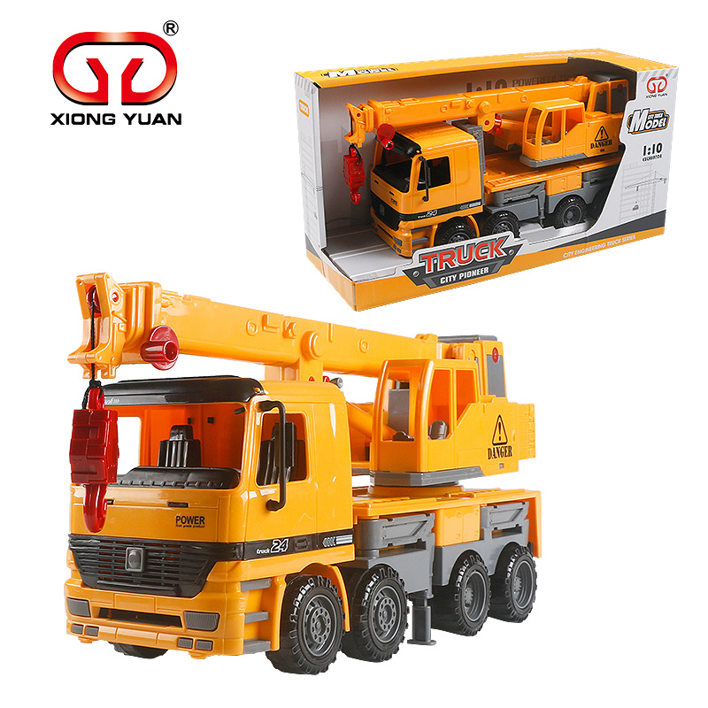 Xiongyuan 9998-23 Inertia Crane Toy Engineering Vehicle for Children Crane Hook Car Adjustable Rotating Telescopic Xiongyuan 9998-23 Inertia Crane Toy Engineering Vehicle for Children Crane Hook Car Adjustable Rotating Telescopic