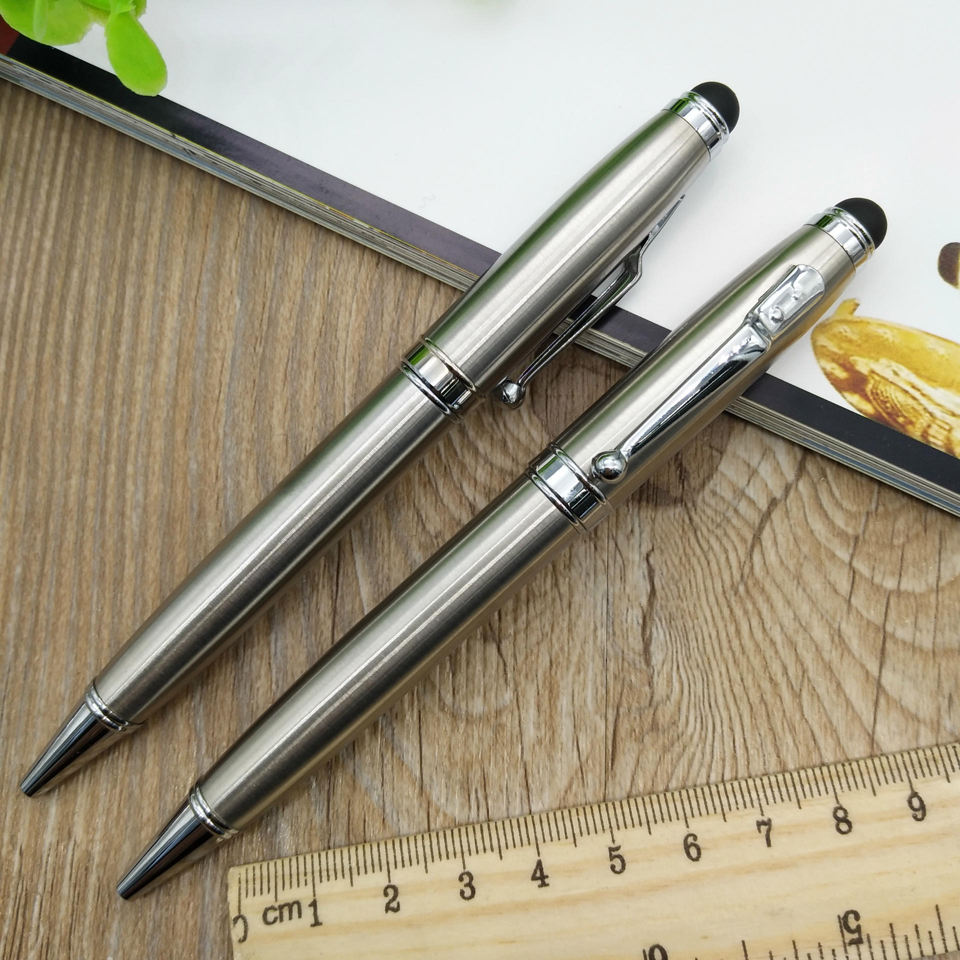 Capacitive Stylus Handwriting Ballpoint Pen Advertising Marker Custom Touch Metal Pen Ballpoint Pen Custom Logo