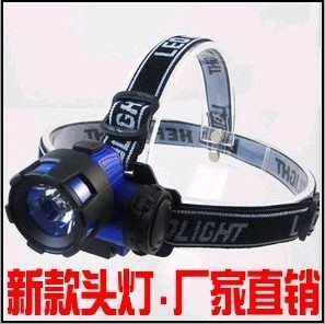 Plastic LED head lamp headlight lamp light waterproof fishing light lamp camping light