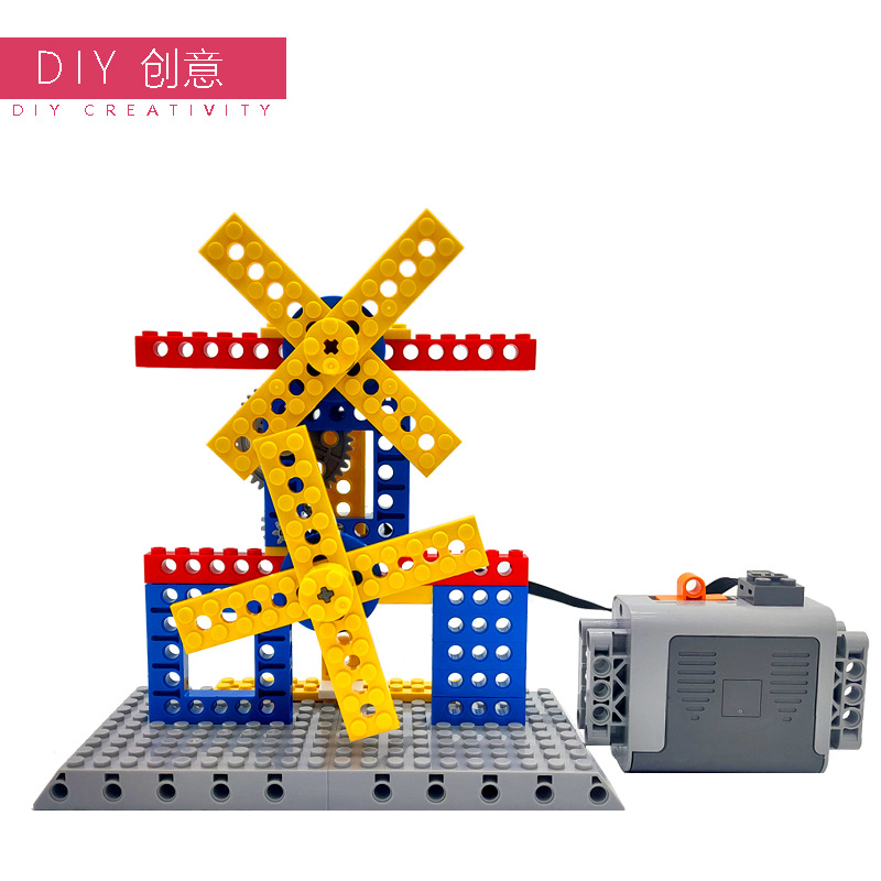 Wange Assembled Teaching Machinery Group Manual Building Blocks Fancy Toy for Children Gift One Product Dropshipping