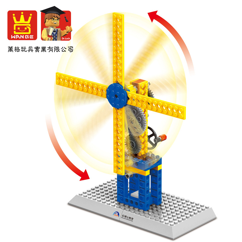 Wange Assembled Teaching Machinery Group Manual Building Blocks Fancy Toy for Children Gift One Product Dropshipping