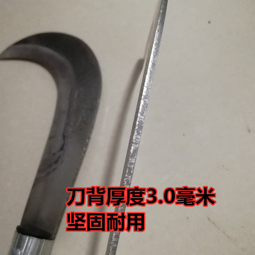 Tree Cutter Jungle Wild Mountain Machete German Pruning Car Firewood Knife Machete Small Hook Manganese Steel Sickle