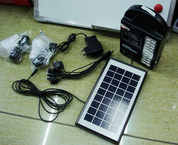 KH-999 solar rechargeable lithium-ion battery LED lamp camping light Lantern