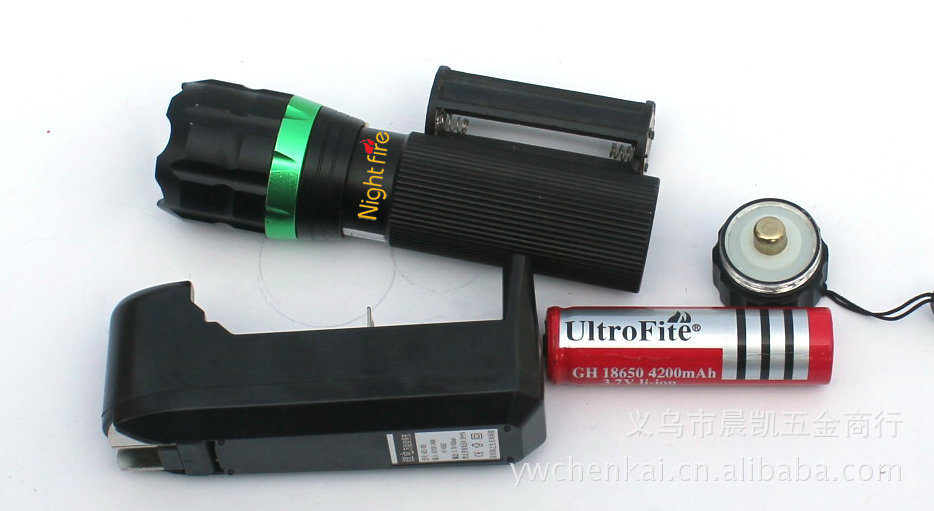 Adjustable intensity LED flashlight CREE power LED flashlight Mini Flashlight camping light 1519-106