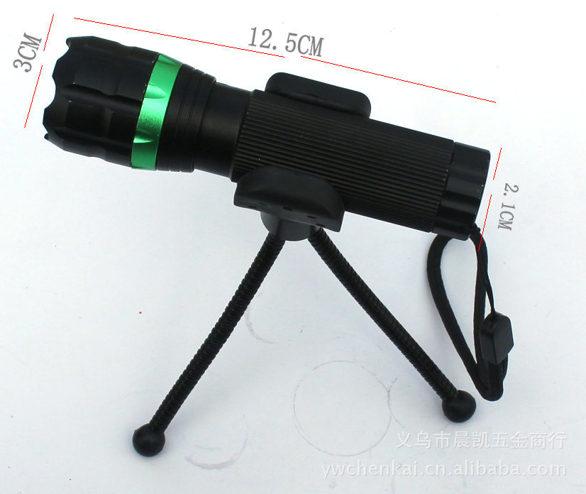 Adjustable intensity LED flashlight CREE power LED flashlight Mini Flashlight camping light 1519-106