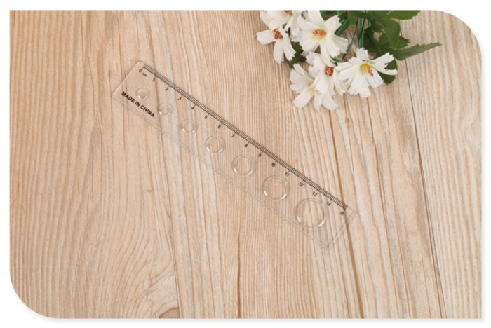 15cm set of ruler primary school stationery triangular plate transparent ruler protractor