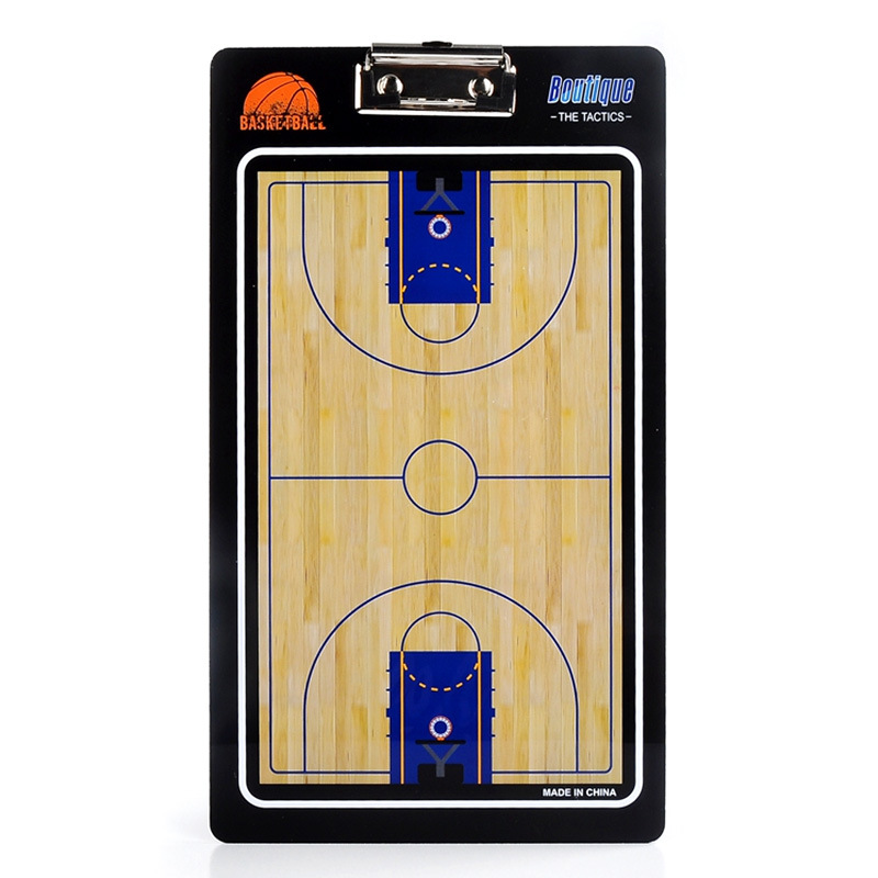 Basketball Tactical Board Color PVC Coach Board Magnetic Teaching Board Drill Board Tactical Command Long-Term Supply