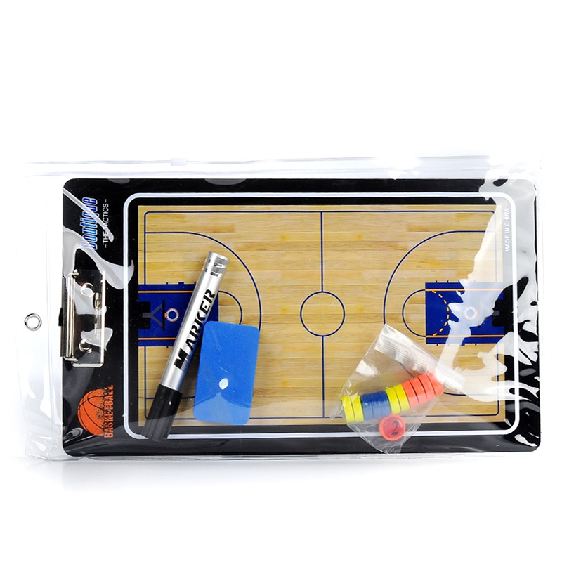 Basketball Tactical Board Color PVC Coach Board Magnetic Teaching Board Drill Board Tactical Command Long-Term Supply